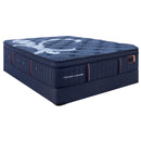  Stearns & Foster Lux Estate Madeleine Cushion Firm Euro Top Mattress Set Blue 9" (King) IMAGE 1