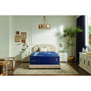  Stearns & Foster Lux Estate Madeleine Cushion Firm Euro Top Mattress Set Blue 9" (King) IMAGE 8