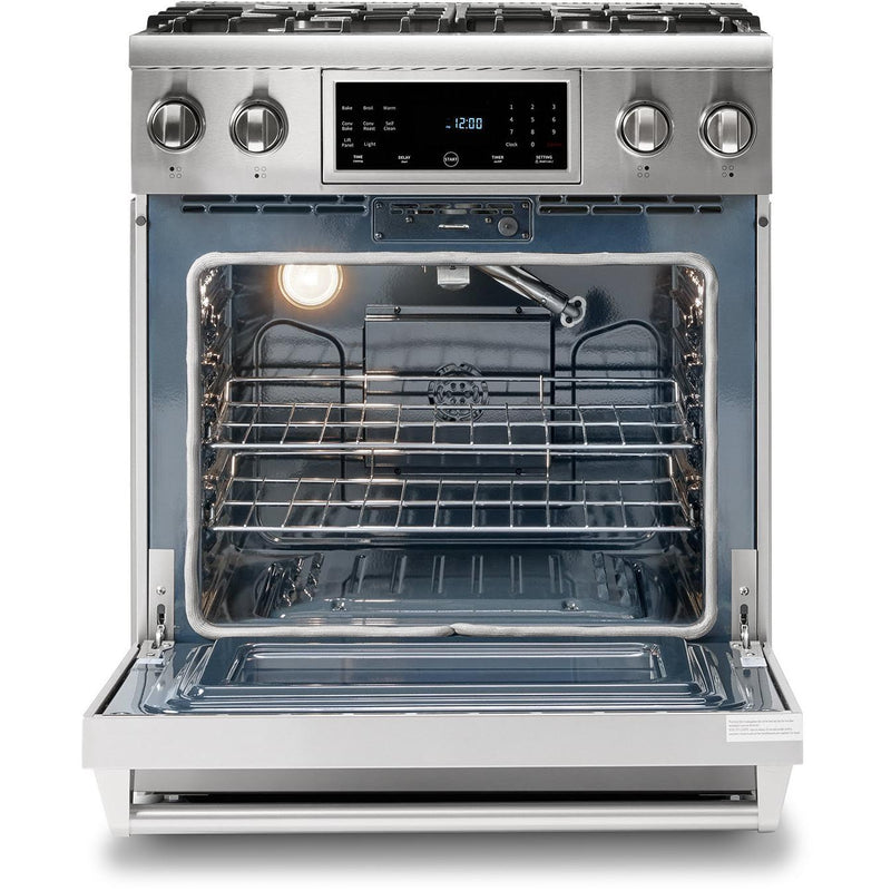 Thor Kitchen 30-inch Freestanding Gas Range with Convection Technology TRG3001LP IMAGE 4
