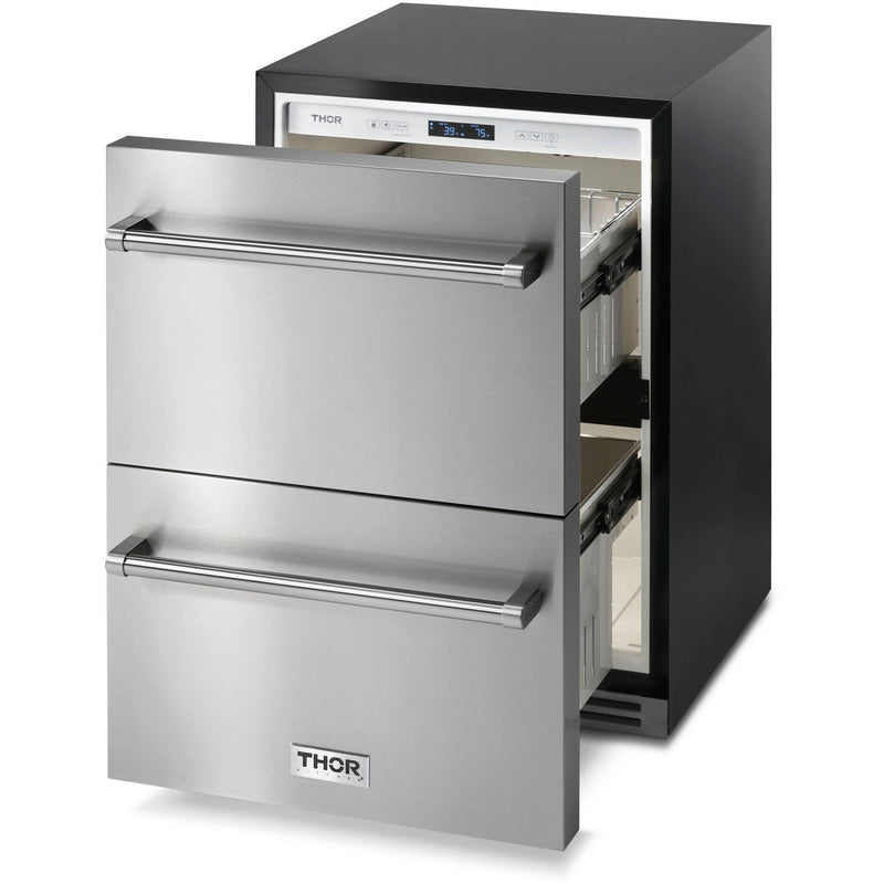  Thor Kitchen 24in Indoor/Outdoor Undercounter Refrigerator Drawer TRF24U IMAGE 4