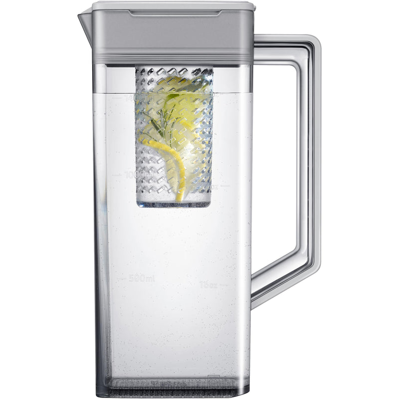  Samsung 36-inch, 22.6 cu. ft. Counter-Depth Side-by-Side Refrigerator with Beverage Center™ RS23CB7600QLAA IMAGE 3