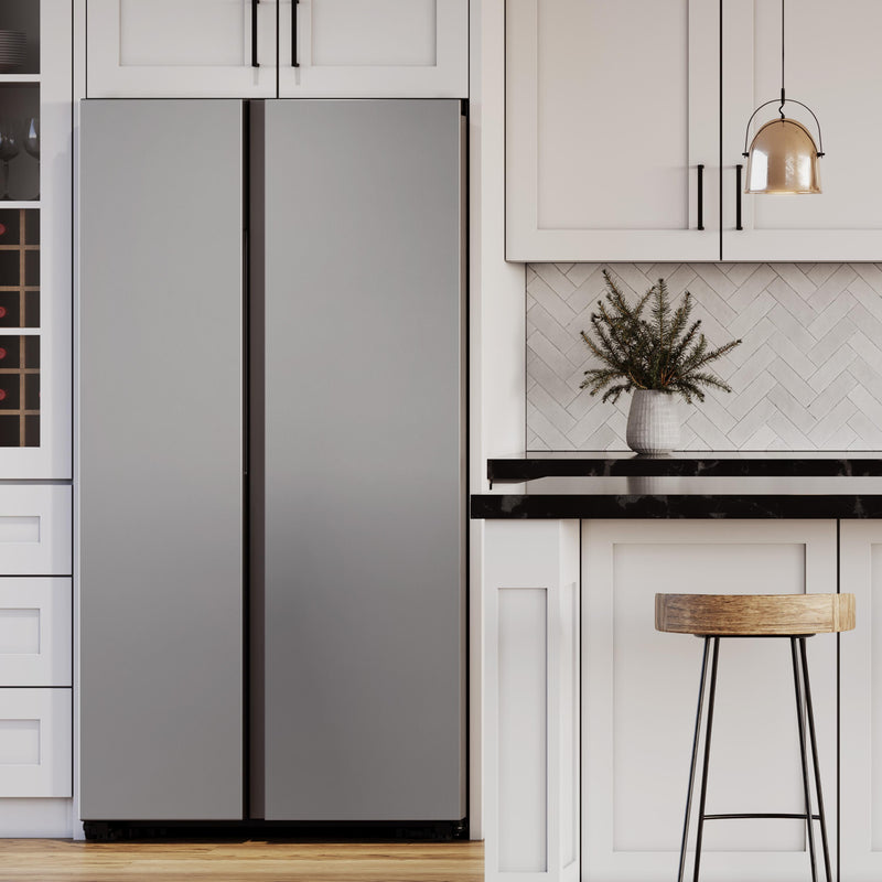  Samsung 36-inch, 22.6 cu. ft. Counter-Depth Side-by-Side Refrigerator with Beverage Center™ RS23CB7600QLAA IMAGE 6