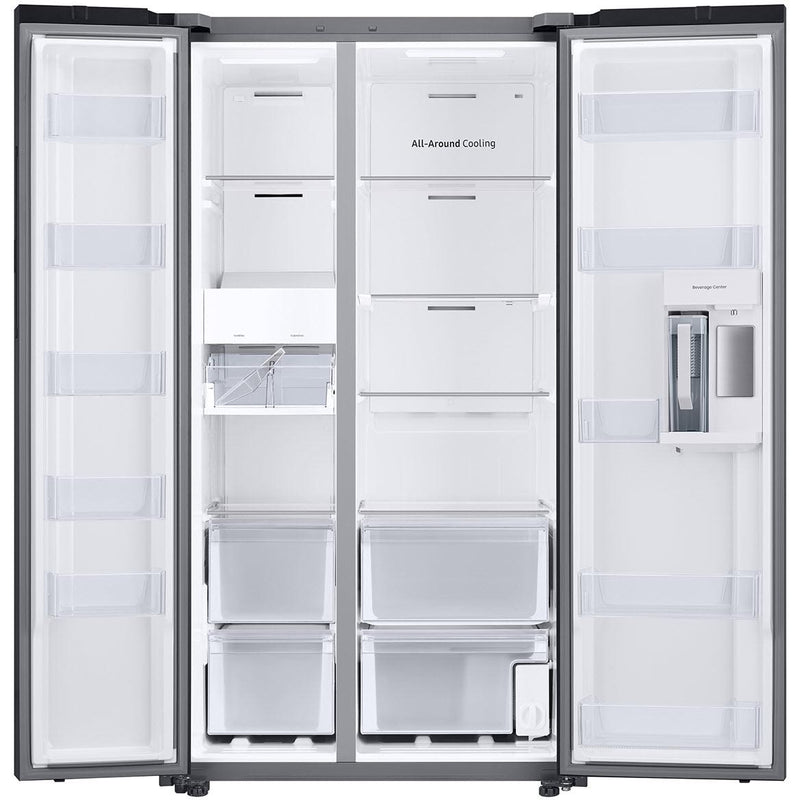  Samsung 36-inch, 28 cu. ft. Side-by-Side Refrigerator with Beverage Center™ RS28CB7600QLAA IMAGE 5