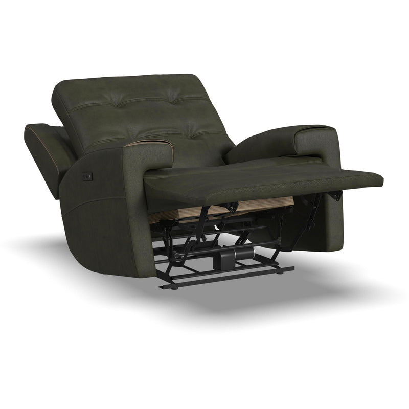 Flexsteel Iris Power Leather Match Recliner 1781-50PH 310-70 IMAGE 3