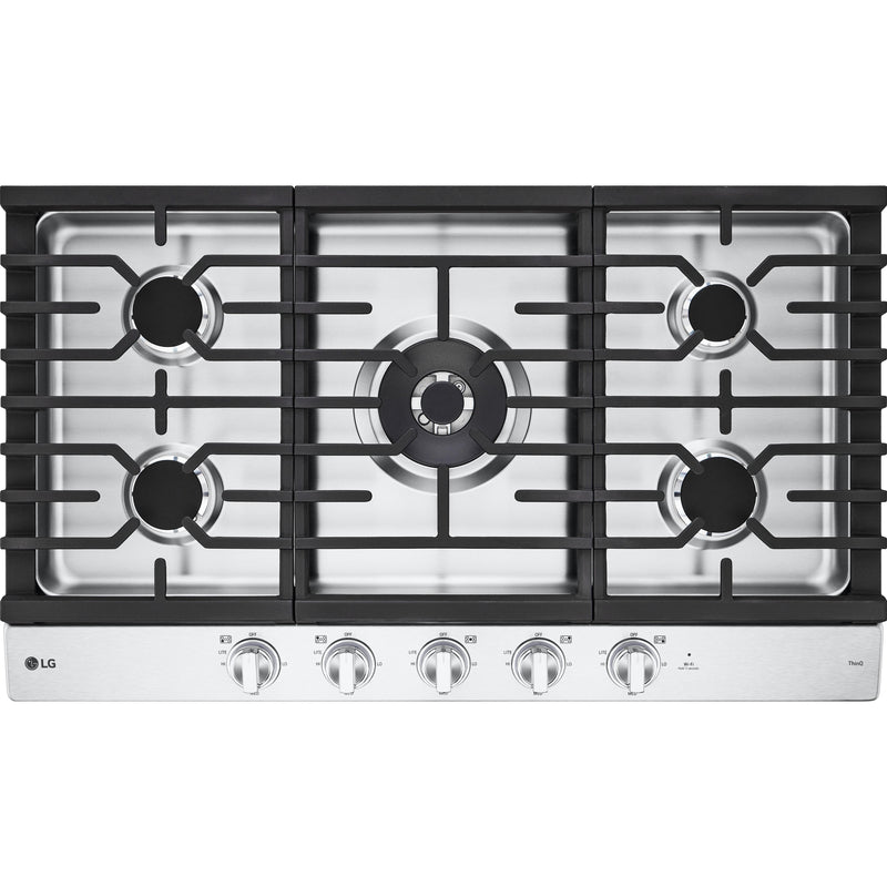LG 36" Built-In Gas Cooktop CBGJ3627S IMAGE 1