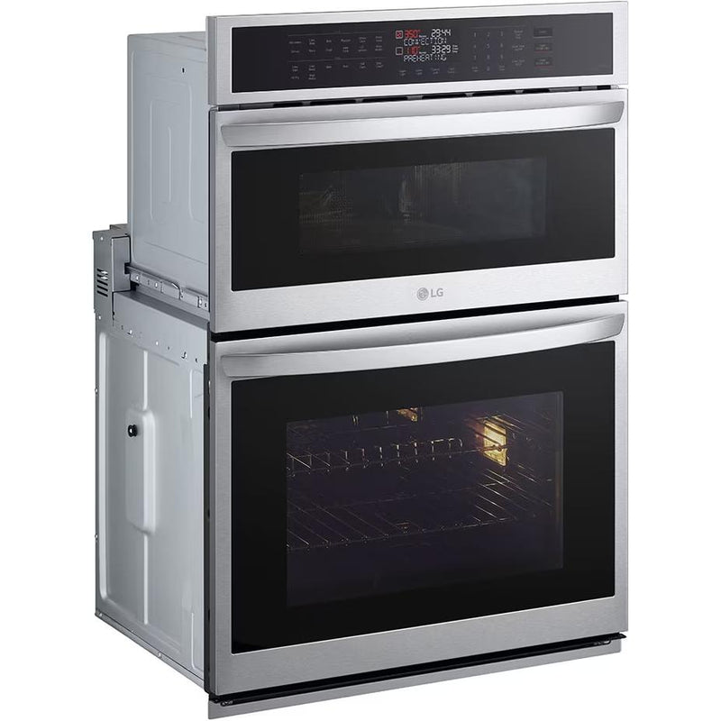LG 30-inch, 6.4 cu. ft. Built-in Combination Wall Oven with ThinQ® Technology WCEP6423F IMAGE 2