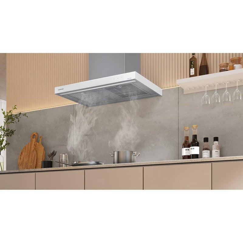  Samsung 30-inch Bespoke Chimney Hood NK30CB600W12AA IMAGE 10