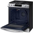  Samsung 30-inch Slide-in Gas Range with Convection Technology NX60BG8315SS/AA IMAGE 3