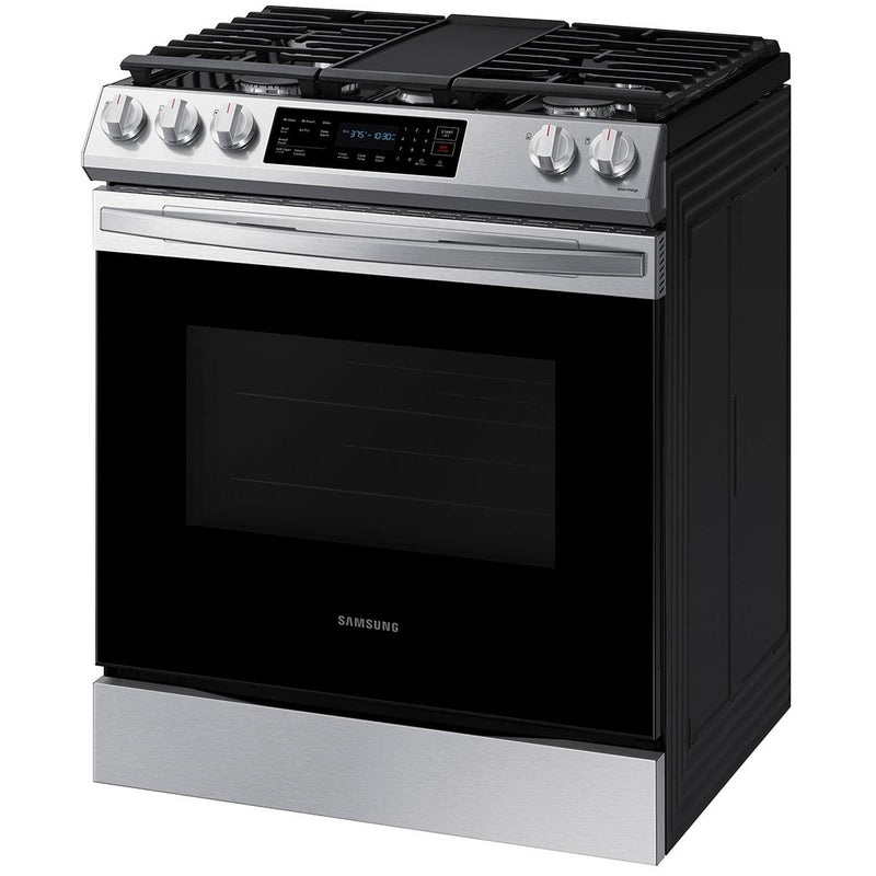  Samsung 30-inch Slide-in Gas Range with Convection Technology NX60BG8315SS/AA IMAGE 4