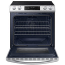  Samsung 30-inch Slide-in Electric Range with Air Fry and Convection NE63CB831512/AA IMAGE 4