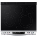  Samsung 30-inch Slide-in Electric Range with Air Fry and Convection NE63CB831512/AA IMAGE 8