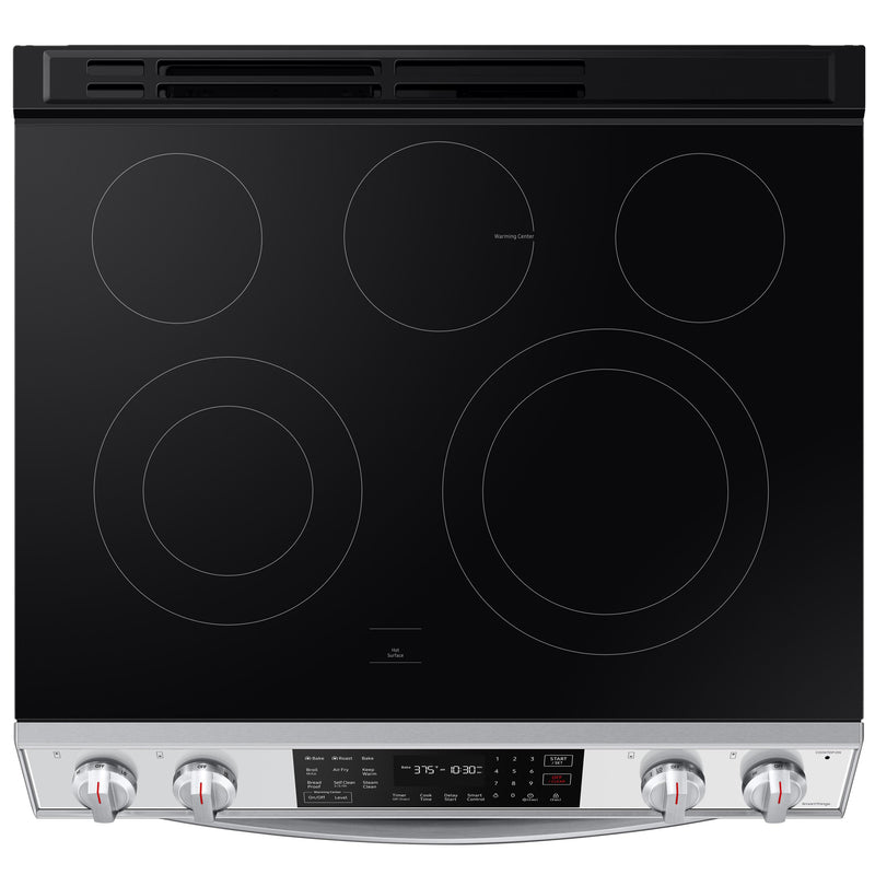 Samsung 30-inch Slide-in Electric Range with Air Fry and Convection NE63CB831512/AA IMAGE 8