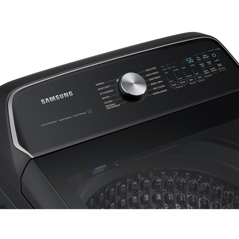  Samsung 5.5 cu.ft. Top Loading Washer WA55CG7100AVUS IMAGE 7