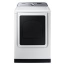  Samsung 7.4 cu.ft. Smart Electric Dryer with Steam Sanitize+ DVE55CG7100WA3 IMAGE 1