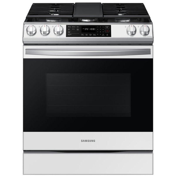  Samsung 30-inch Slide-in Gas Range with Convection Technology NX60CB831512/AA IMAGE 1