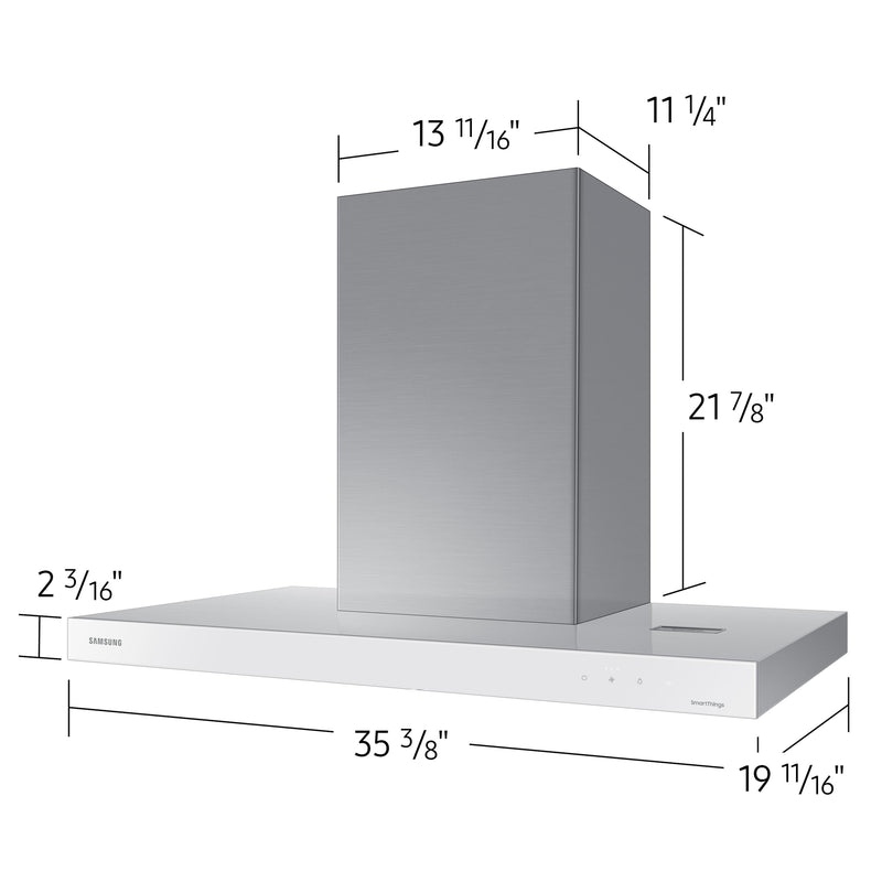  Samsung 36-inch Wall Mount Range Hood NK36CB600W12AA IMAGE 7