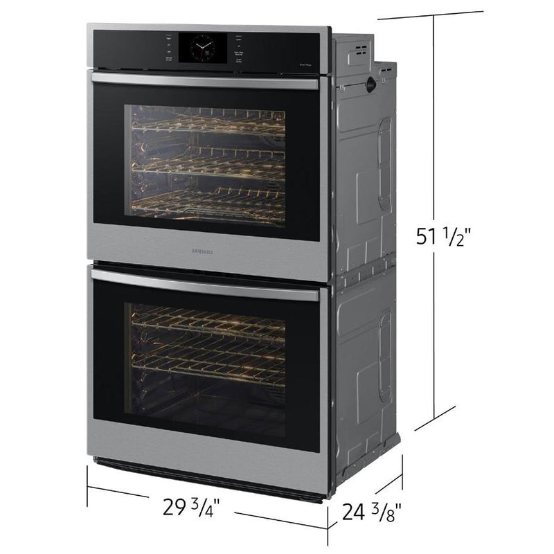  Samsung 30-inch, 10.2 cu.ft Built-in Double Wall Oven NV51CG600DSRAA IMAGE 3