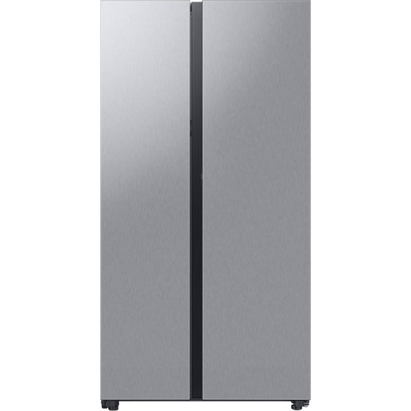  Samsung 36-inch, 28 cu. ft. Counter-Depth Side-by-Side Refrigerator with  Beverage Center™ RS28CB7600QLAA IMAGE 1