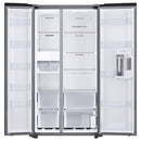  Samsung 36-inch, 28 cu. ft. Counter-Depth Side-by-Side Refrigerator with  Beverage Center™ RS28CB7600QLAA IMAGE 3