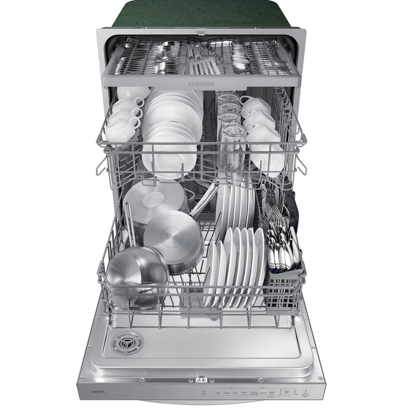  Samsung 24-inch Built-in Dishwasher with 3rd Rack DW80CG4051SRAA IMAGE 4