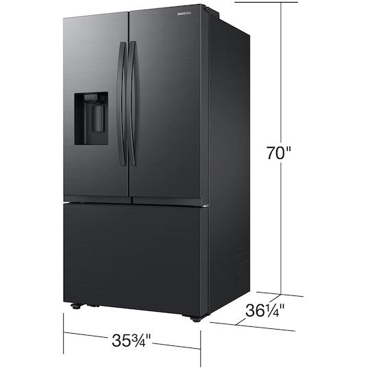  Samsung 36-inch, 31 cu. ft. French 3-Door Refrigerator with SmartThings Energy RF32CG5400MTAA IMAGE 9
