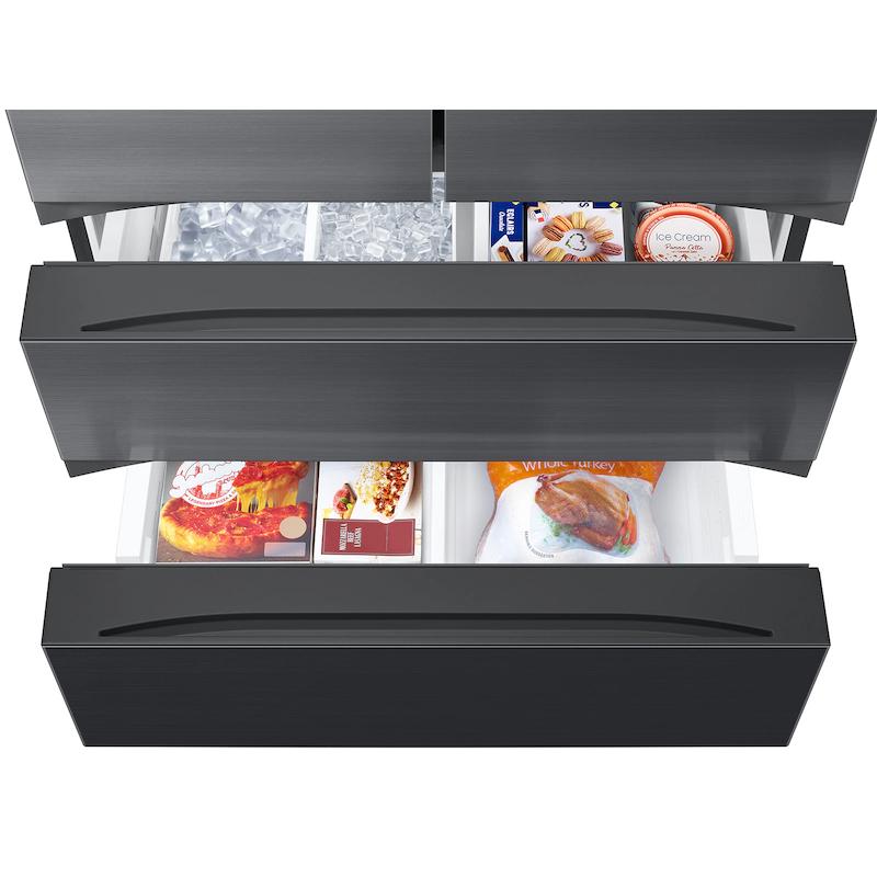  Samsung 36-inch, 30 cu. ft. French 4-Door Refrigerator with SmartThings Energy RF31CG7400MTAA IMAGE 5