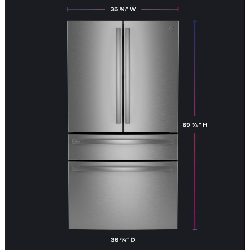 GE Profile 36-inch, 28.7 cu. ft. French 4-Door Refrigerator with Dual-Dispense AutoFill Pitcher PGE29BYTFS IMAGE 14