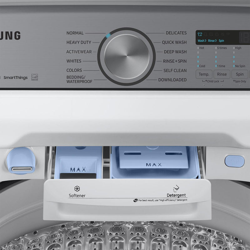  Samsung 5.4 cu.ft. Top Loading Washer with ActiveWave™ Agitator WA54CG7105AWUS IMAGE 10