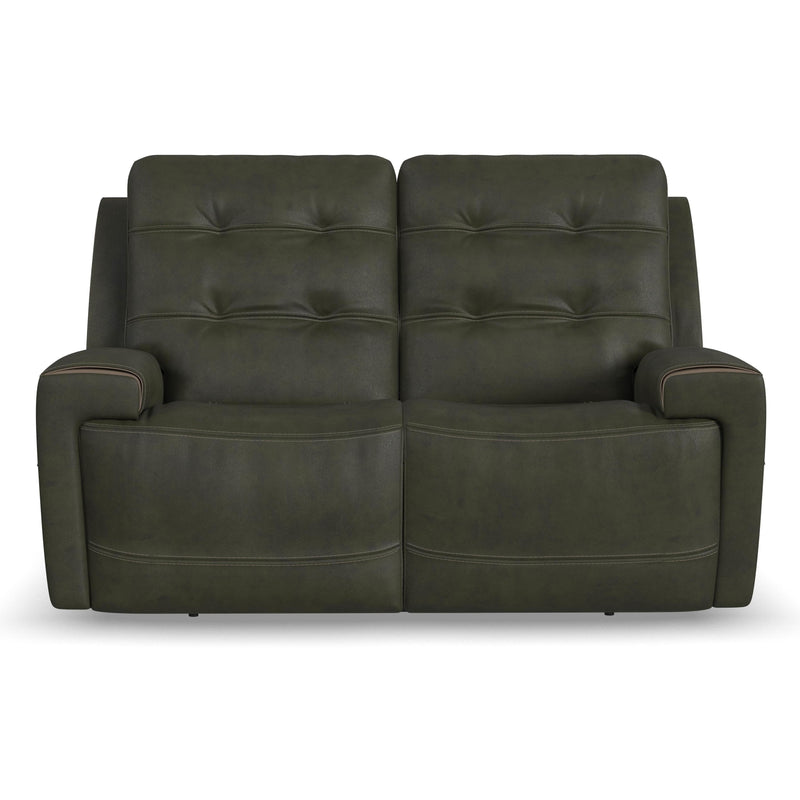 Flexsteel Iris Power Reclining Leather Match Loveseat 1781-60PH 310-70 IMAGE 3