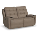 Flexsteel Iris Power Reclining Leather Match Loveseat 1781-60PH 310-82 IMAGE 1
