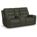 Flexsteel Iris Power Reclining Leather Match Loveseat 1781-64PH 310-70 IMAGE 1