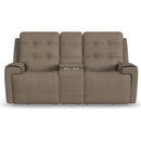 Flexsteel Iris Power Reclining Leather Match Loveseat 1781-64PH 310-82 IMAGE 3