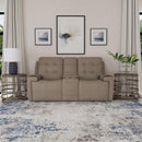 Flexsteel Iris Power Reclining Leather Match Loveseat 1781-64PH 310-82 IMAGE 4