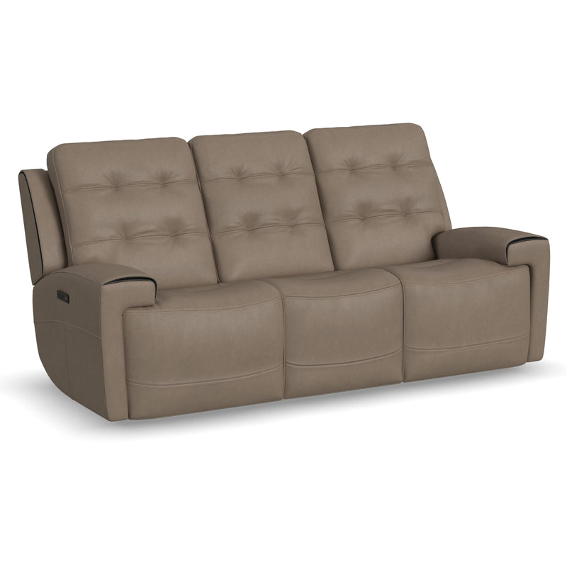 Flexsteel Iris Power Reclining Leather Match Sofa 1781-62PH 310-82 IMAGE 1