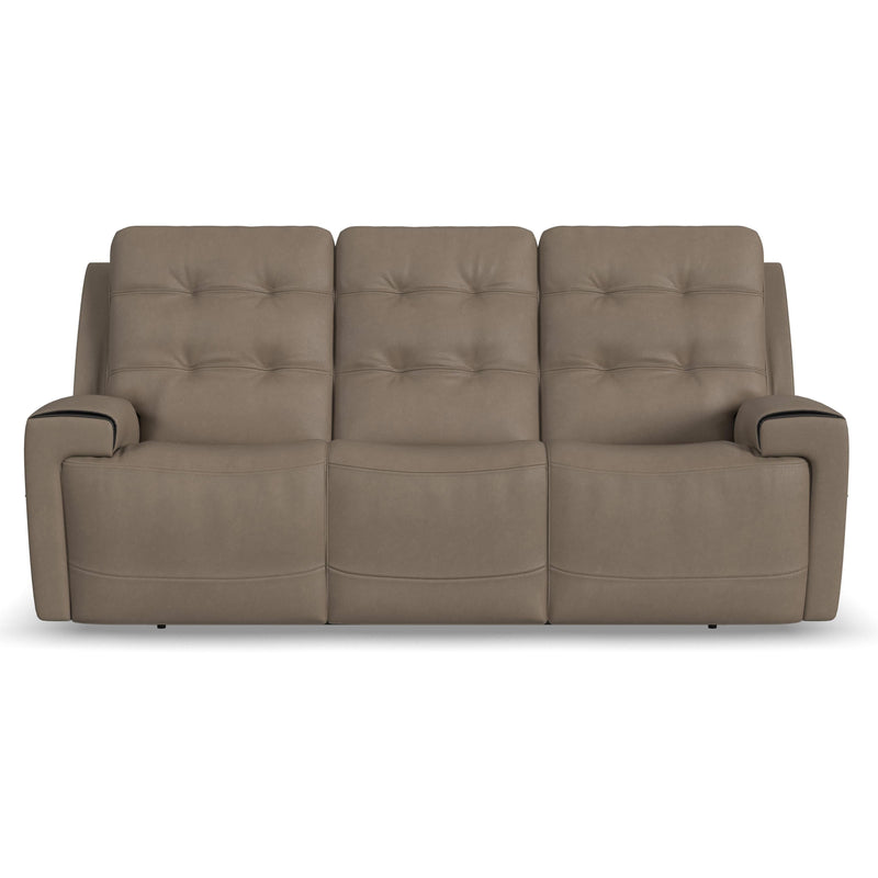 Flexsteel Iris Power Reclining Leather Match Sofa 1781-62PH 310-82 IMAGE 3