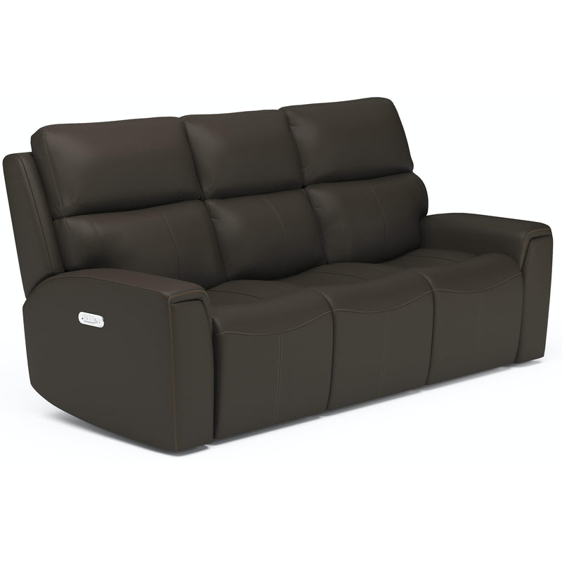 Flexsteel Jarvis Power Reclining Leather Match Sofa 1828-62PH 009-70 IMAGE 1