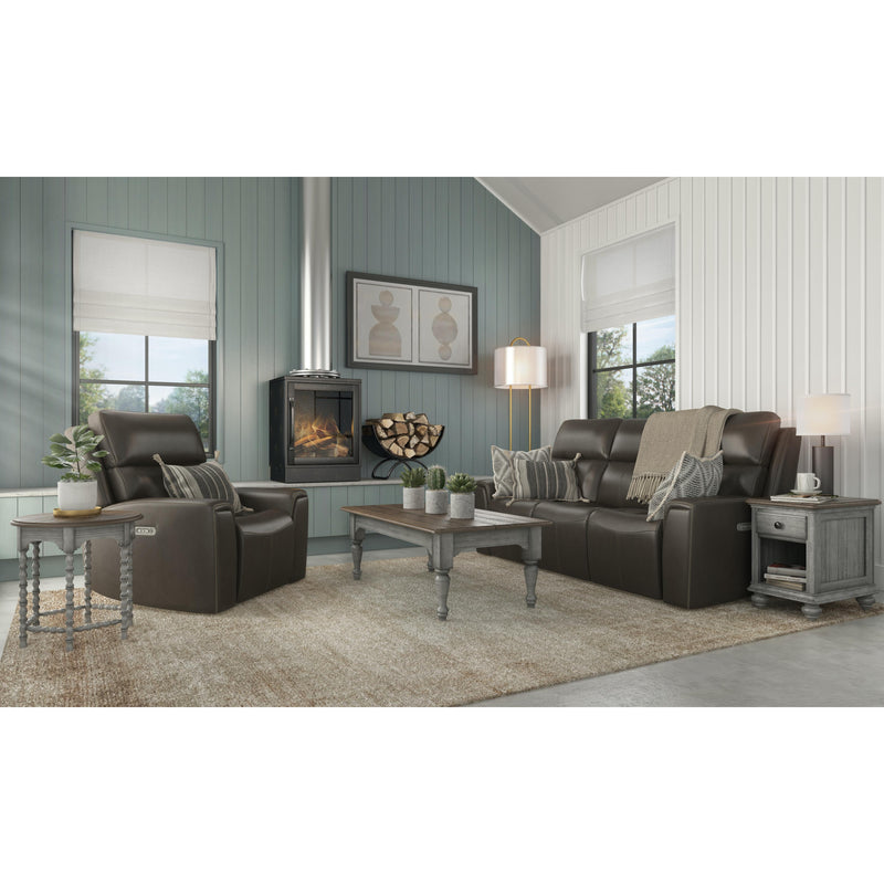 Flexsteel Jarvis Power Reclining Leather Match Sofa 1828-62PH 009-70 IMAGE 5