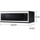  Samsung 30-inch, 1.1 cu.ft. Over-the-Range Microwave Oven with Wi-Fi Connectivity ME11CB751012AA IMAGE 4