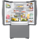  Samsung 36-inch, 25 cu. ft. Counter-Depth French 3-Door Refrigerator with Family Hub™ RF27CG5900SRAA IMAGE 3