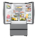  Samsung 36-inch, 30 cu. ft. French 4-Door Refrigerator with SmartThings Energy RF31CG7400SRAA IMAGE 3