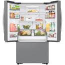  Samsung 36-inch, 32 cu. ft. French 3-Door Refrigerator with Dual Auto Ice Maker RF32CG5100MTAA IMAGE 3
