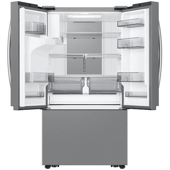  Samsung 36-inch, 31 cu. ft. French 3-Door Refrigerator with SmartThings Energy RF32CG5400SRAA IMAGE 2