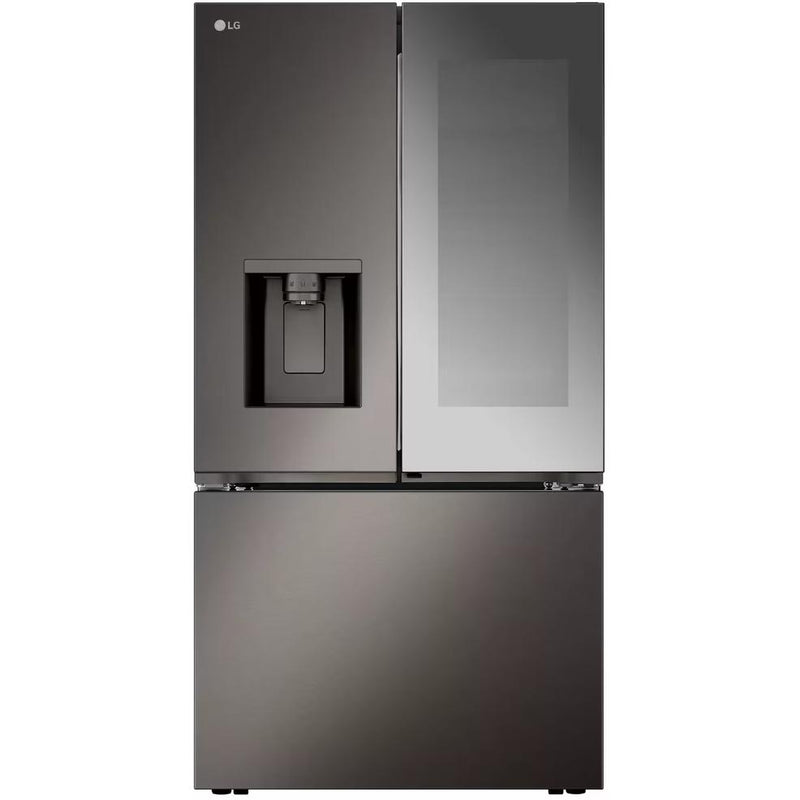 LG 36-inch, 26 cu. ft. Counter-Depth MAX™ French 3-Door Refrigerator with Mirror InstaView® LRYKC2606D IMAGE 1