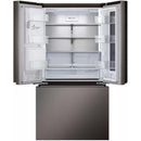 LG 36-inch, 26 cu. ft. Counter-Depth MAX™ French 3-Door Refrigerator with Mirror InstaView® LRYKC2606D IMAGE 3