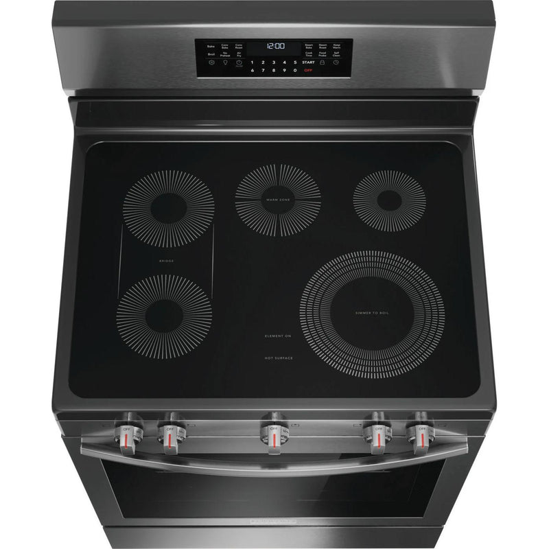 Frigidaire Gallery 30-inch Freestanding Electric Range with EvenTemp™ Technology GCRE3060BD IMAGE 4