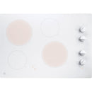 GE 30-inch Built-in Electric Cooktop JP3030TWWW IMAGE 2