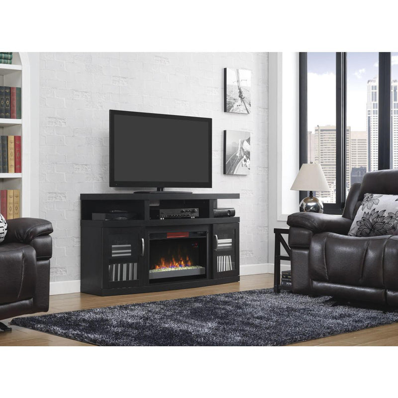 Twin-Star International Cantilever TV Stand with ClassicFlame® Electric Fireplace 26MM5508-NB04 IMAGE 6