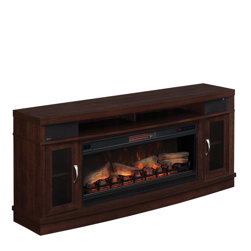 Twin-Star International Deerfield TV Stand with ClassicFlame® Electric Fireplace 42MMS90151-PC84 IMAGE 1