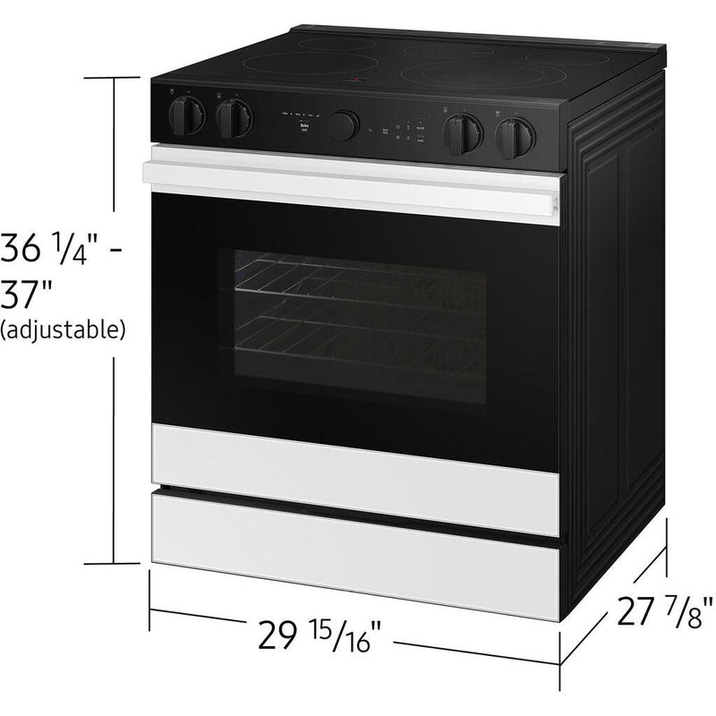  Samsung 6.3 cu. ft. Bespoke Smart Slide-In Electric Range NSE6DB870012/AA IMAGE 10
