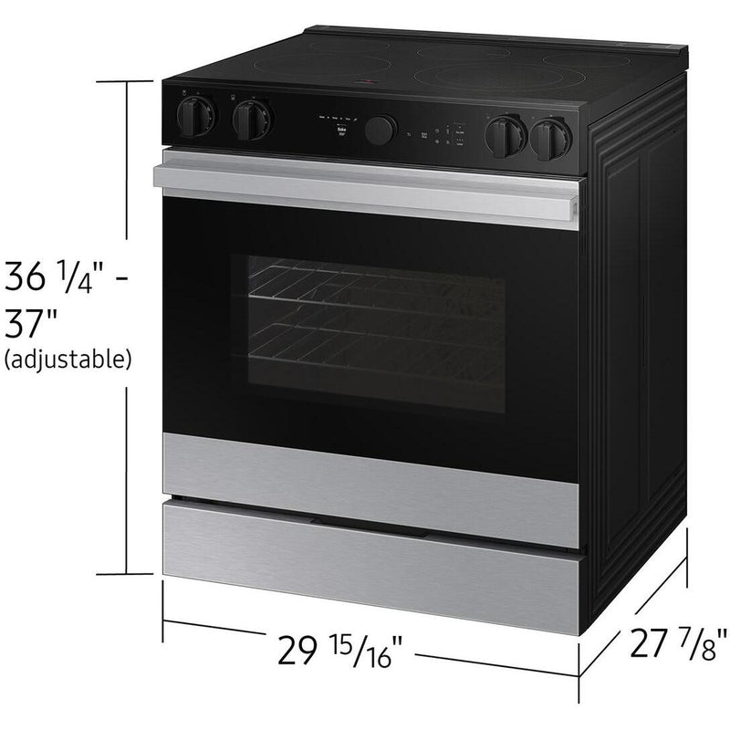  Samsung 6.3 cu. ft. Bespoke Smart Slide-In Electric Range NSE6DG8700SR/AA IMAGE 11